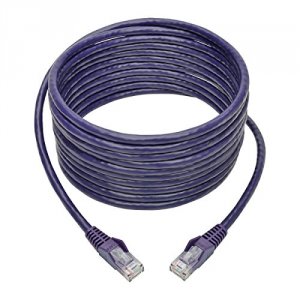 Tripp N201-020-PU 20ft Cat6 Snagless Molded Patch Cable Utp Purple Rj4