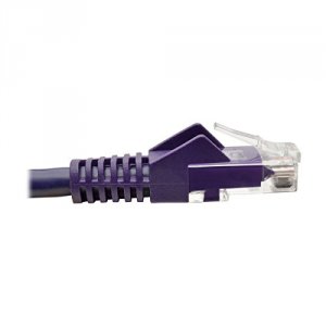 Tripp N201-020-PU 20ft Cat6 Snagless Molded Patch Cable Utp Purple Rj4