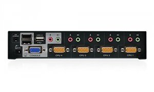 Iogear GCS1804DPKIT 4port Vga Kvmp W Dp Adptrs