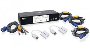 Iogear GCS1804DPKIT 4port Vga Kvmp W Dp Adptrs