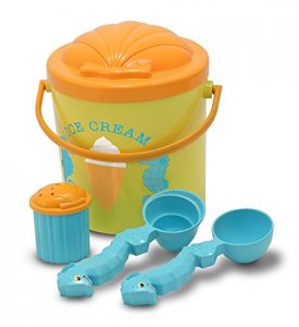 Melissa 6433 Speck Seahorse Sand Ice Cream   Set Sunny Patch Sand Play