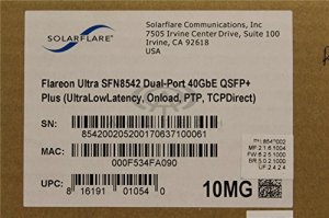 Solarflare SFN8542 Flareon Ultra Dual-port 40gbe   Server Io Adapter