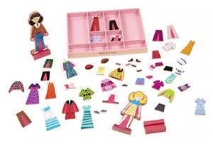 Melissa 4940 Abby  Emma Magnetic Dress-up   Classic Toys Magnetic Dres