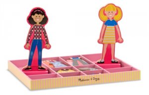 Melissa 4940 Abby  Emma Magnetic Dress-up   Classic Toys Magnetic Dres