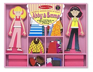 Melissa 4940 Abby  Emma Magnetic Dress-up   Classic Toys Magnetic Dres