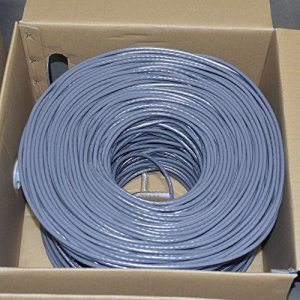 Premiertek CAT6-CCA-1KFT-GY Bulk 1000ft Cat6 Grey Utp 23awg