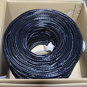 Premiertek CAT5E-1KFT-BK Bulk 1000ft Cat5e Black Utp