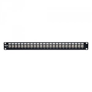 Tripp N254-024-SH-D 24-port 1u Rack-mount Patch Panel For Cat 5e Cat 6