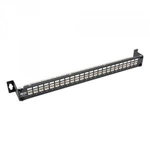 Tripp N254-024-SH-D 24-port 1u Rack-mount Patch Panel For Cat 5e Cat 6