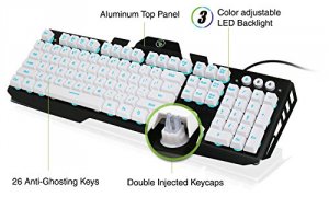 Iogear GKMHKIT1E Keyboard  Kaliber Gaming Imperial White Edition Keybo