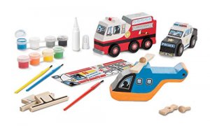 Melissa 9528 Rescue Vehicles Set Arts       Crafts Kits