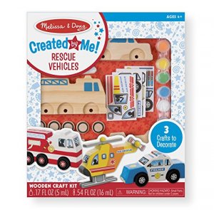 Melissa 9528 Rescue Vehicles Set Arts       Crafts Kits