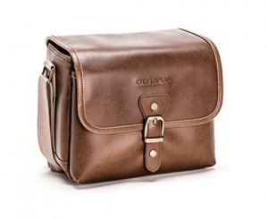 Olympus 260348 Vintage - Shoulder Bag For Camera And Lenses - Brown - 