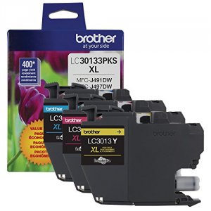 Original Brother LC30133PKS High Yield 3-pk Color Ink (cmy)