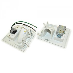 Datacomm 45-0023-WH 45-0023-wh Recessed Pro-power Kit With Straight Bl