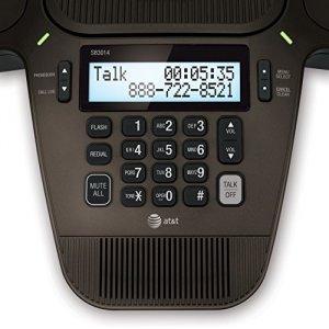 At&t SB3014 Conference Speakerphone With Four (4) Wireless Mics