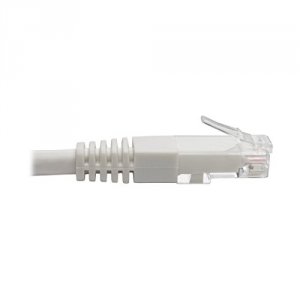 Tripp N200-015-WH 15ft Cat6 Gigabit Molded Patch Cable Rj45 Mm 550mhz 