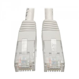 Tripp N200-015-WH 15ft Cat6 Gigabit Molded Patch Cable Rj45 Mm 550mhz 