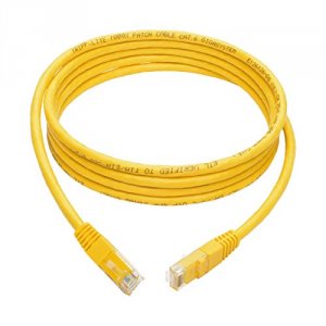 Tripp N200-007-YW 7ft Cat6 Gigabit Molded Patch Cable Rj45 Mm 550mhz 2