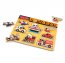 Melissa 725 Vehicles Sound Puzzle Puzzles   Wooden Sound Puzzles