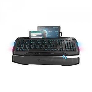 Roccat ROC-12-231-BK Skeltr Black Smart Comm         Gaming Keyboard