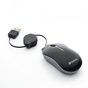 Verbatim 98113 Mini Travel Optical Mouse, , Commuter Series, Black