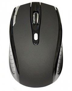 Premiertek WM-104BK Wm-104bk 5btn Wl Black Cordless Optical Mouse Wusb