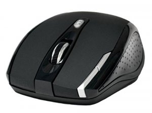 Premiertek WM-104BK Wm-104bk 5btn Wl Black Cordless Optical Mouse Wusb