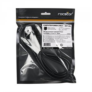 Rocstor Y10C111-B1 6ft Nema5-15p To C13 Std