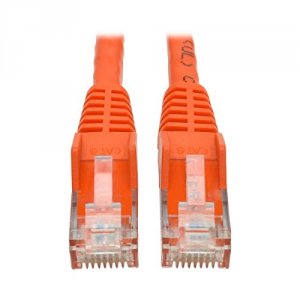 Tripp  2ft Cat6 Gigabit Snagless Molded Patch Cable Rj45 M-m Orange 2'