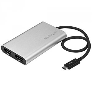 Startech TB32DP2T Accessory  Thunderbolt 3 To Dual Dp Adapter 4k 60hz 