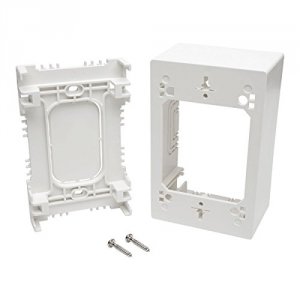 Tripp N080-SMB1-WH Single-gang Surface-mount Junction Box Wallplate Wh