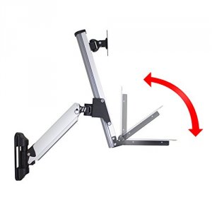 Doublesight DS-ERGO-100 Single Monitor Sit Stand Lift