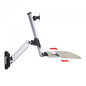 Doublesight DS-ERGO-100 Single Monitor Sit Stand Lift