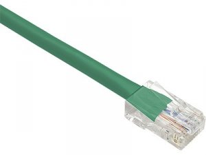 Unirise PC5E-07F-GRN-S 7ft Green Cat5e Patch Cable, Utp, Snagless