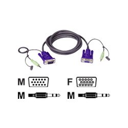 Aten 2L2402A 6ft. Vga Cable With Audio