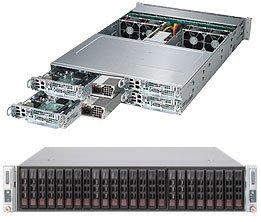 Supermicro SYS-2028TP-HC0R Server Sys-2028tp-hc0r 2u E5-2600v3 Lga2011