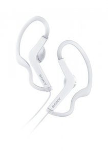 Sony MDR-AS210/W As210 Sport In Ear Hdphns Wht