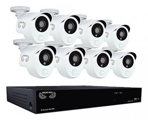 Night B-10PH-881-PIR 8ch 1080p Dvr 1tb 100ft Nv 8cam Pir Heat Based Mo