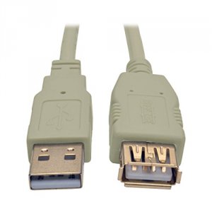 Tripp 6B6815 6ft Usb 2.0 Hi-speed A-a Cable M-m 480 Mbps Beige, Usb Ex