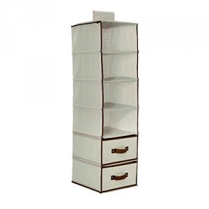 Delta SS2060WM-250 6 Shelf Organizer W 2 Bins     Beige