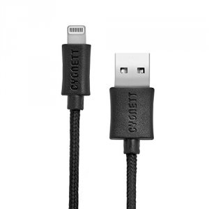 Cygnett CY2009PCCSL Lightning Charge  Sync Cable   2m Braided Black