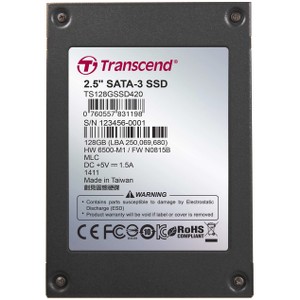 Transcend TS128GSSD420I 128gb, 2.5 Ssd420, Sata3, Mlc, Ind