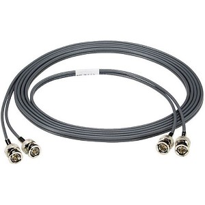 Black DS3BNC-150 150ft Plenum Ds3 Bnc Coax Cable Duplex