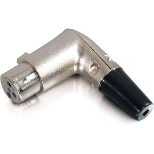 C2g 40661 Right Angle Xlr Female Inline Connector