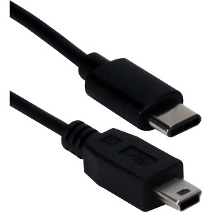 Qvs CC2234-1M 1m Usb-c To Mini Usb Sync