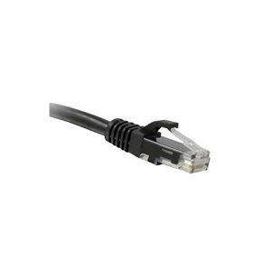 Enet C6-BK-6IN-ENC Cat6 Black 6 Inch Patch Cable With Snagless Molded 