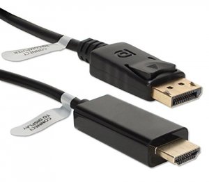 Qvs DPHD-03 3ft Displayport To Hdmi Digital