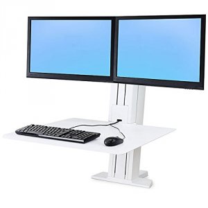 Ergotron 33-407-062 Workfit-sr,dual Monitor,sit-stand Desktop Workstat