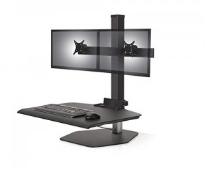 Innovative WNST-2-104 Taa Dual Sit Stand Workstation. Freestanding Fit